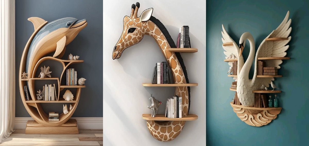 شلف طرح حیوانات