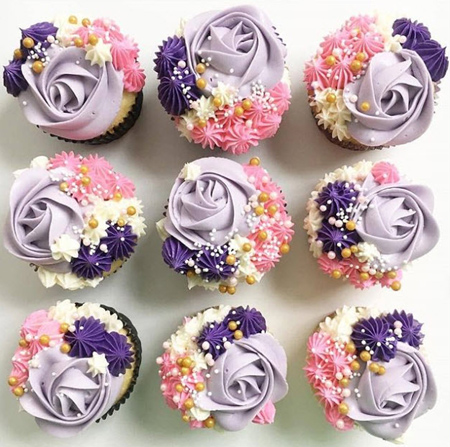 تزیین کاپ کیک