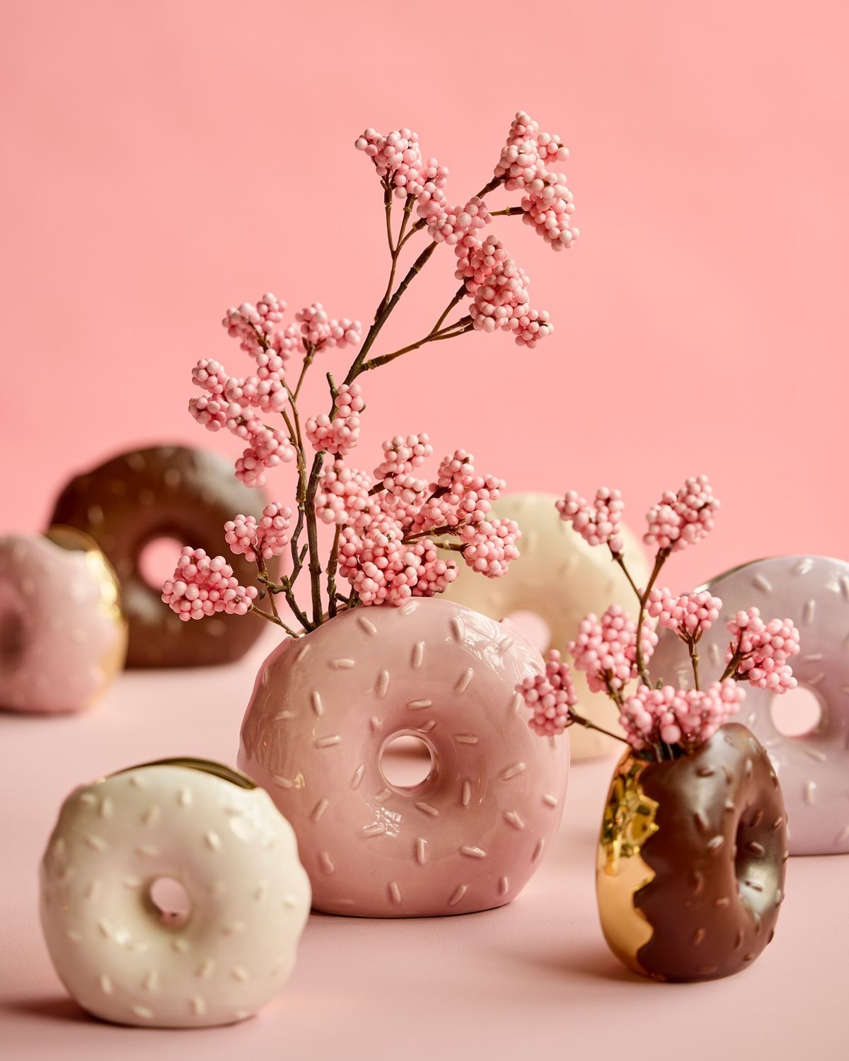 گلدان پینترستی طرح دونات