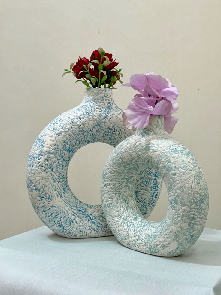 گلدان پینترستی طرح دونات