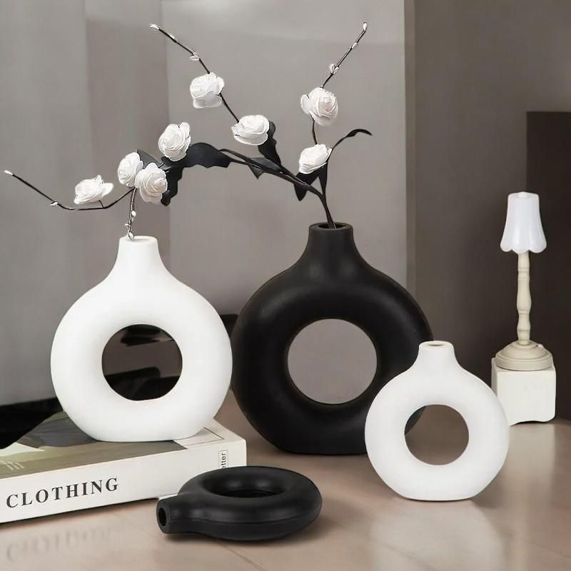 گلدان پینترستی طرح دونات