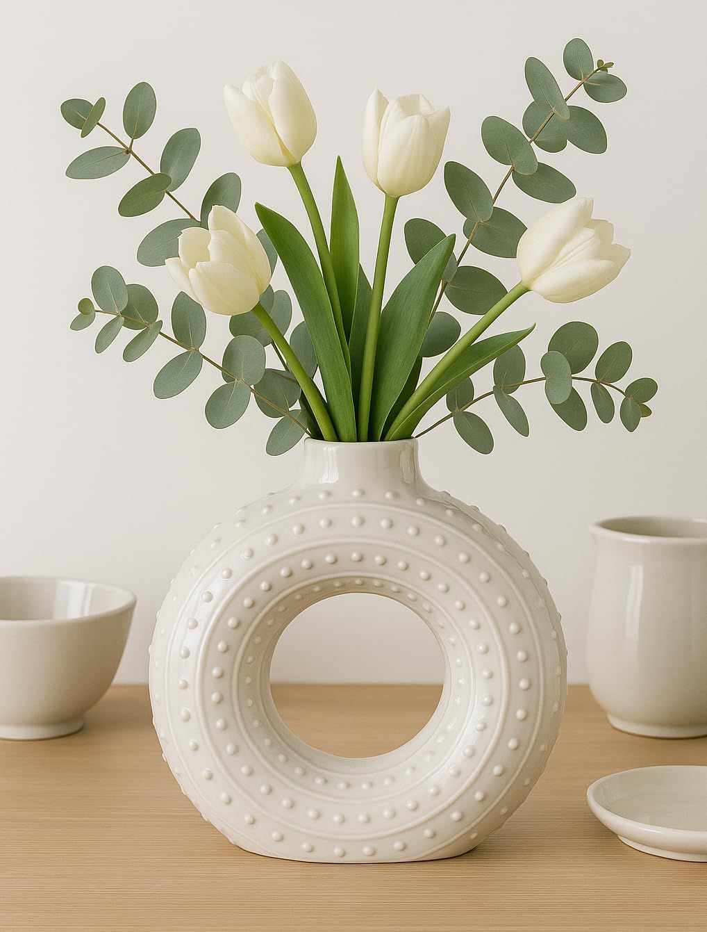 گلدان پینترستی طرح دونات