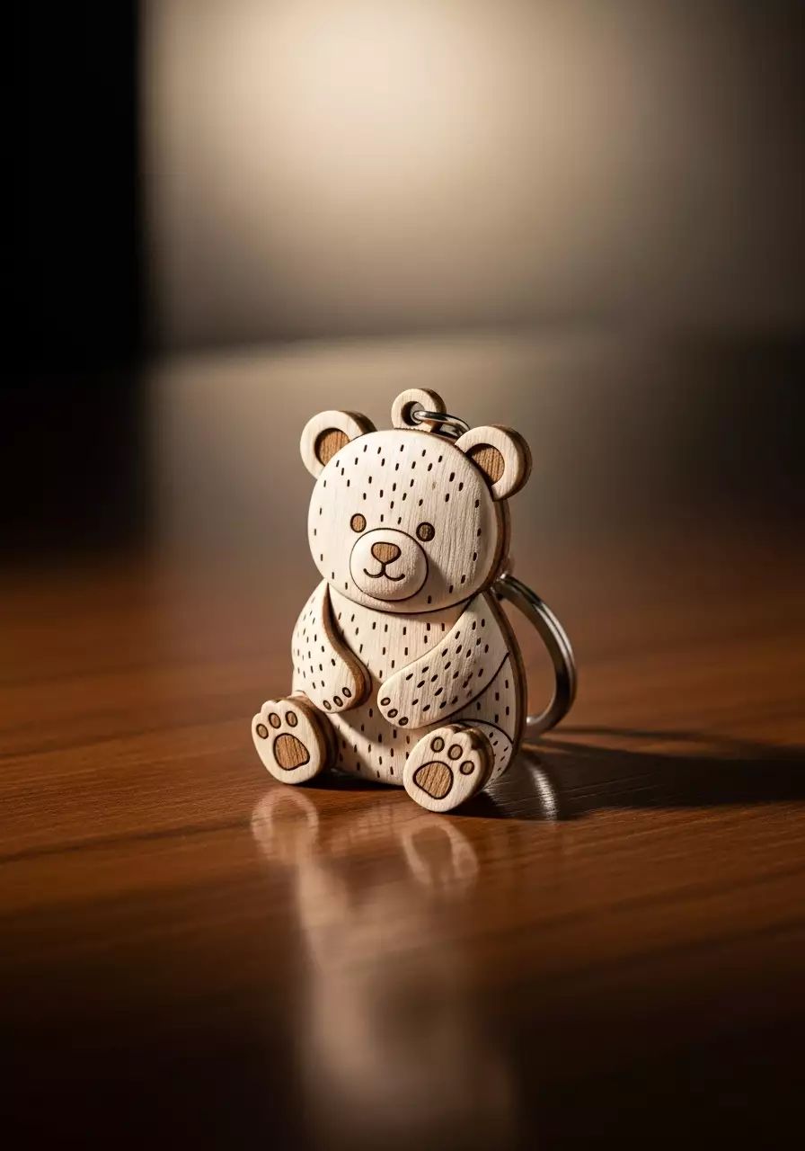 جاکلیدی چوبی دست ساز