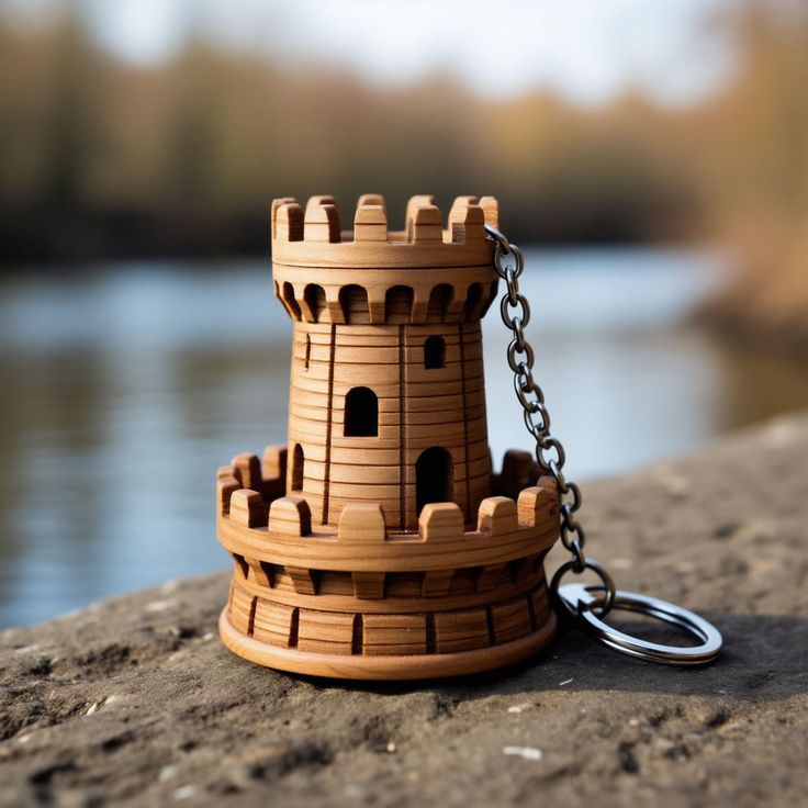 جاکلیدی چوبی دست ساز