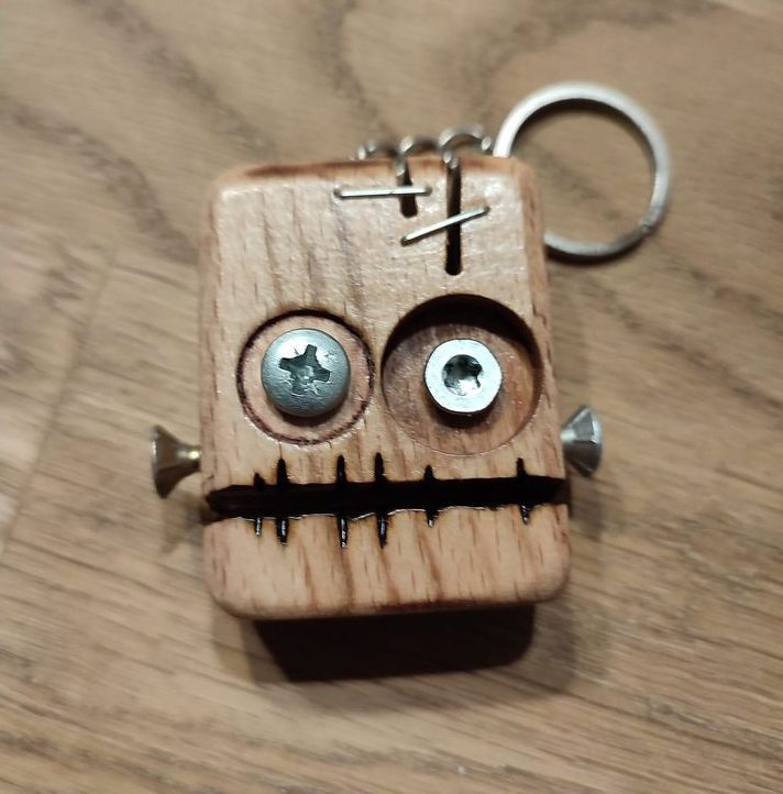 جاکلیدی چوبی دست ساز