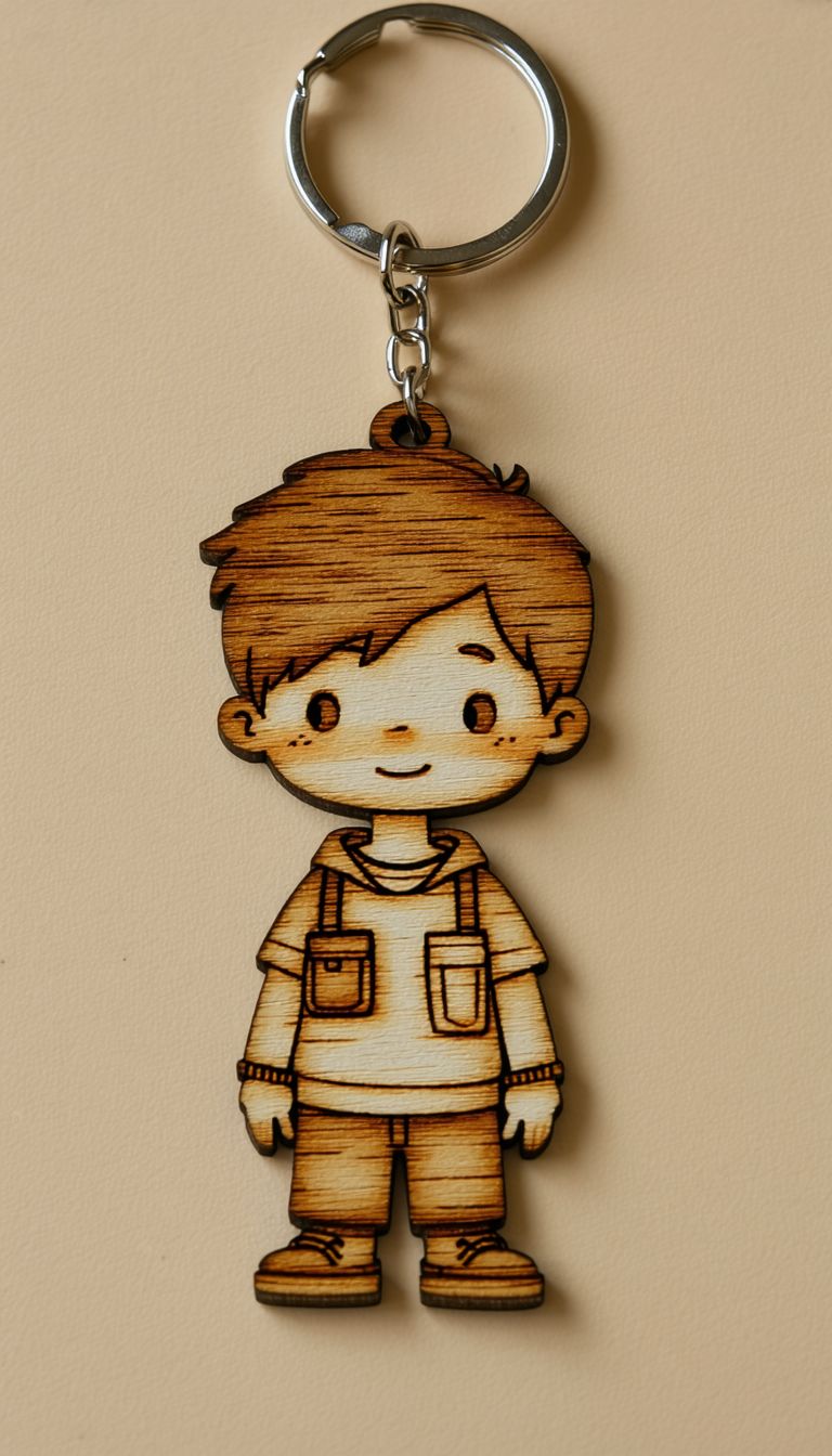 جاکلیدی چوبی دست ساز