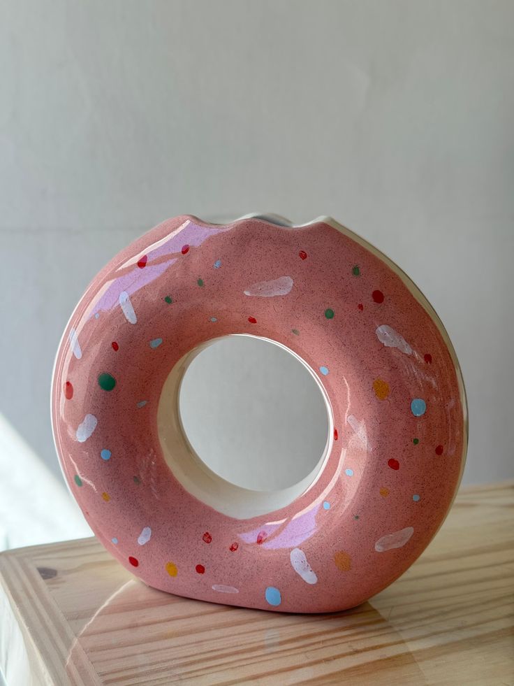 گلدان پینترستی طرح دونات