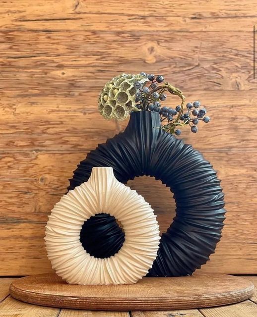 گلدان پینترستی طرح دونات