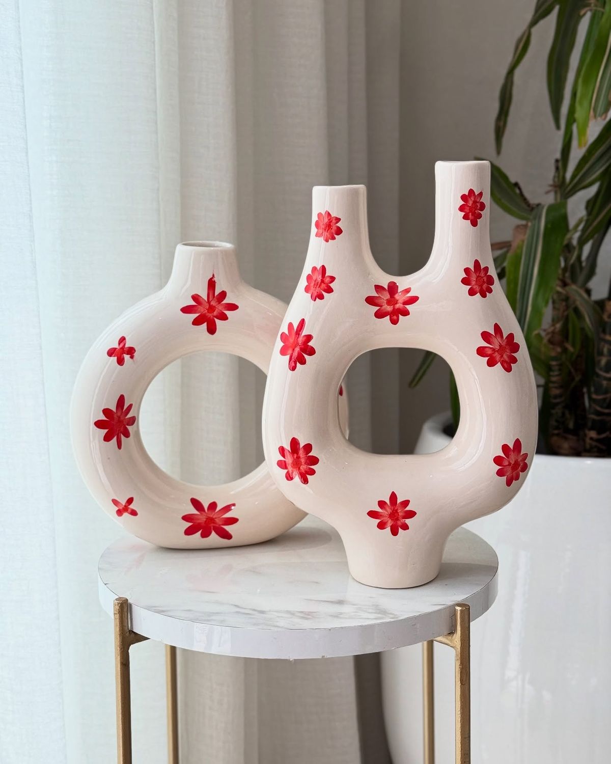 گلدان پینترستی طرح دونات