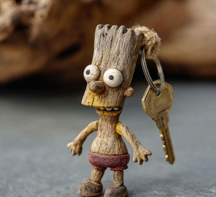 جاکلیدی چوبی دست ساز