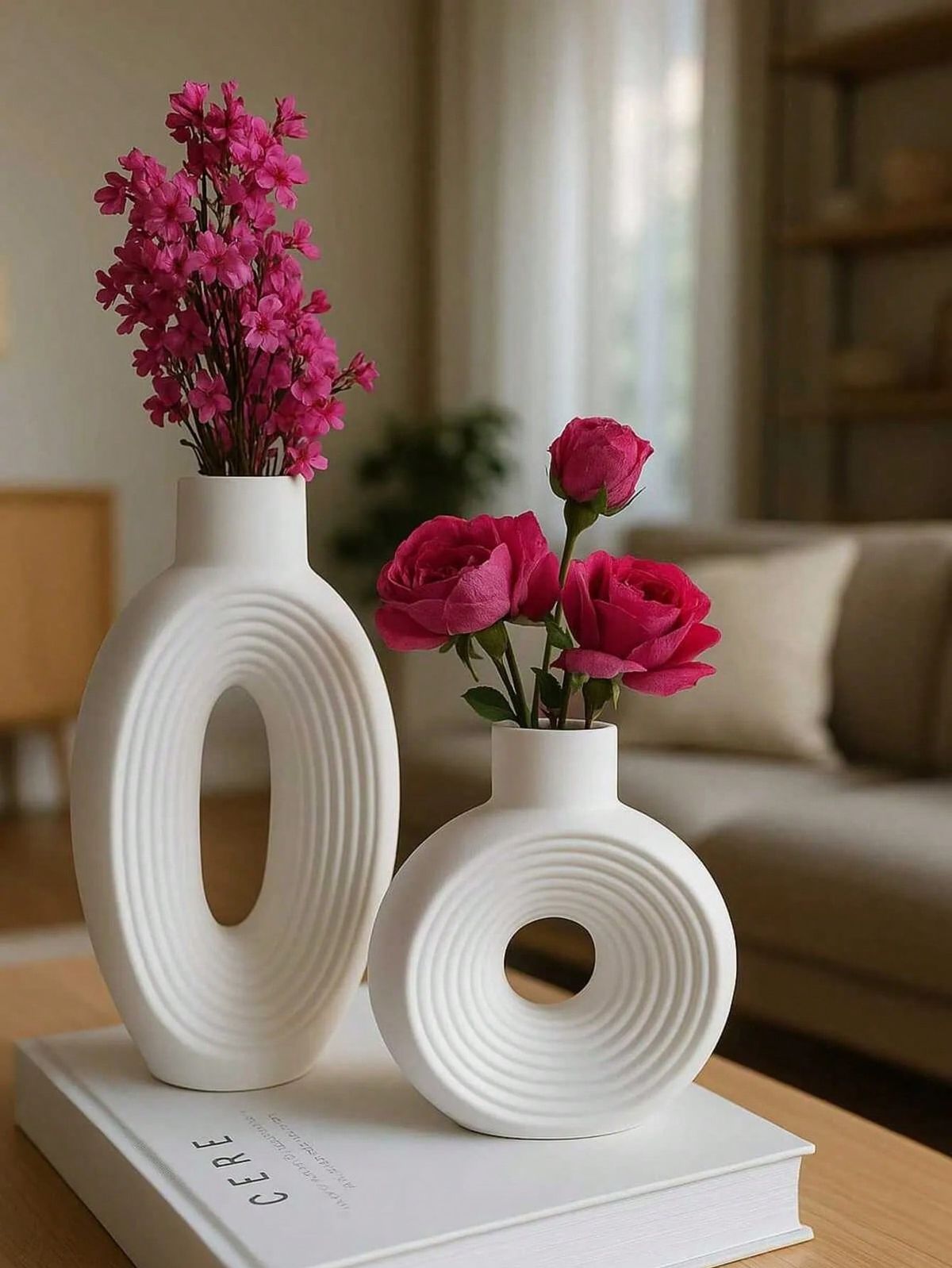 گلدان پینترستی طرح دونات