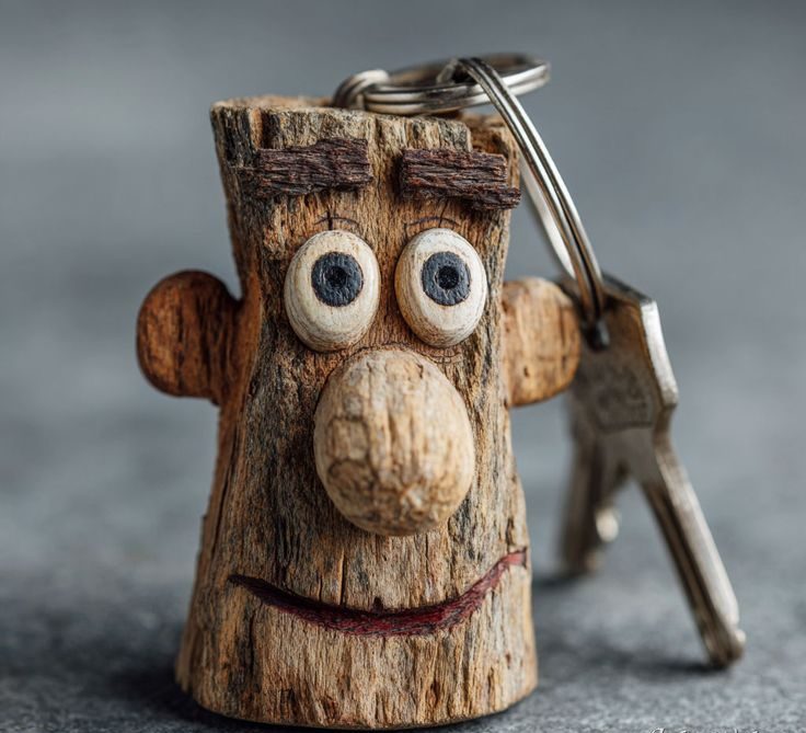 جاکلیدی چوبی دست ساز