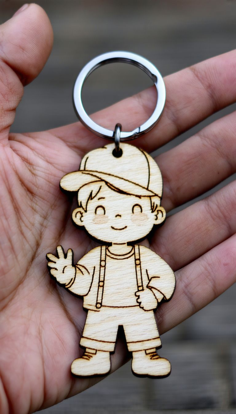 جاکلیدی چوبی دست ساز