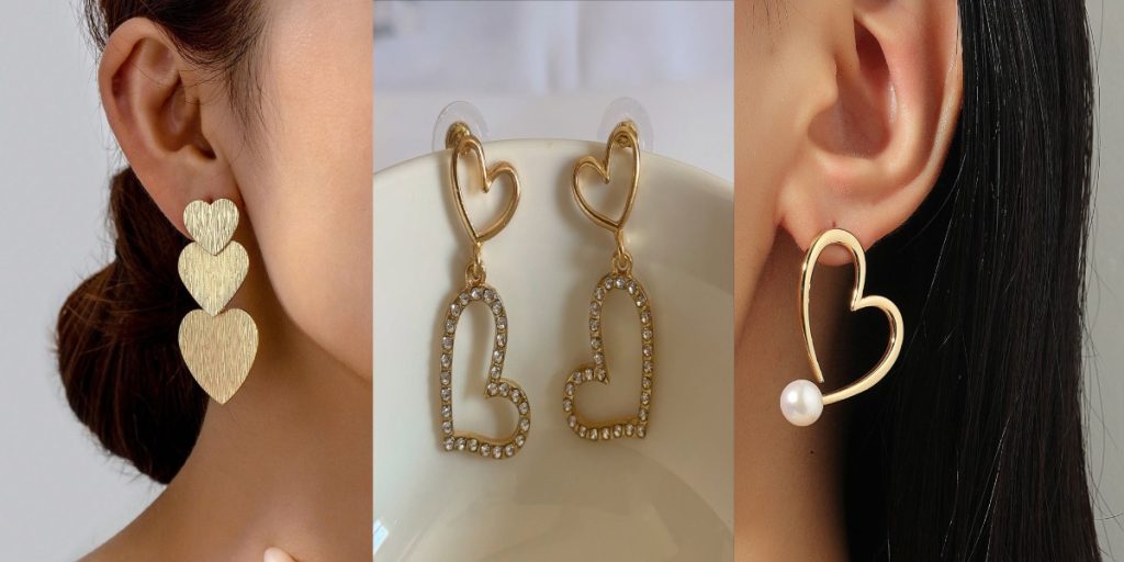 ۳۸ مدل گوشواره قلبی لاکچری | اگه عاشق خاص بودنی، اینارو حتما ببین!