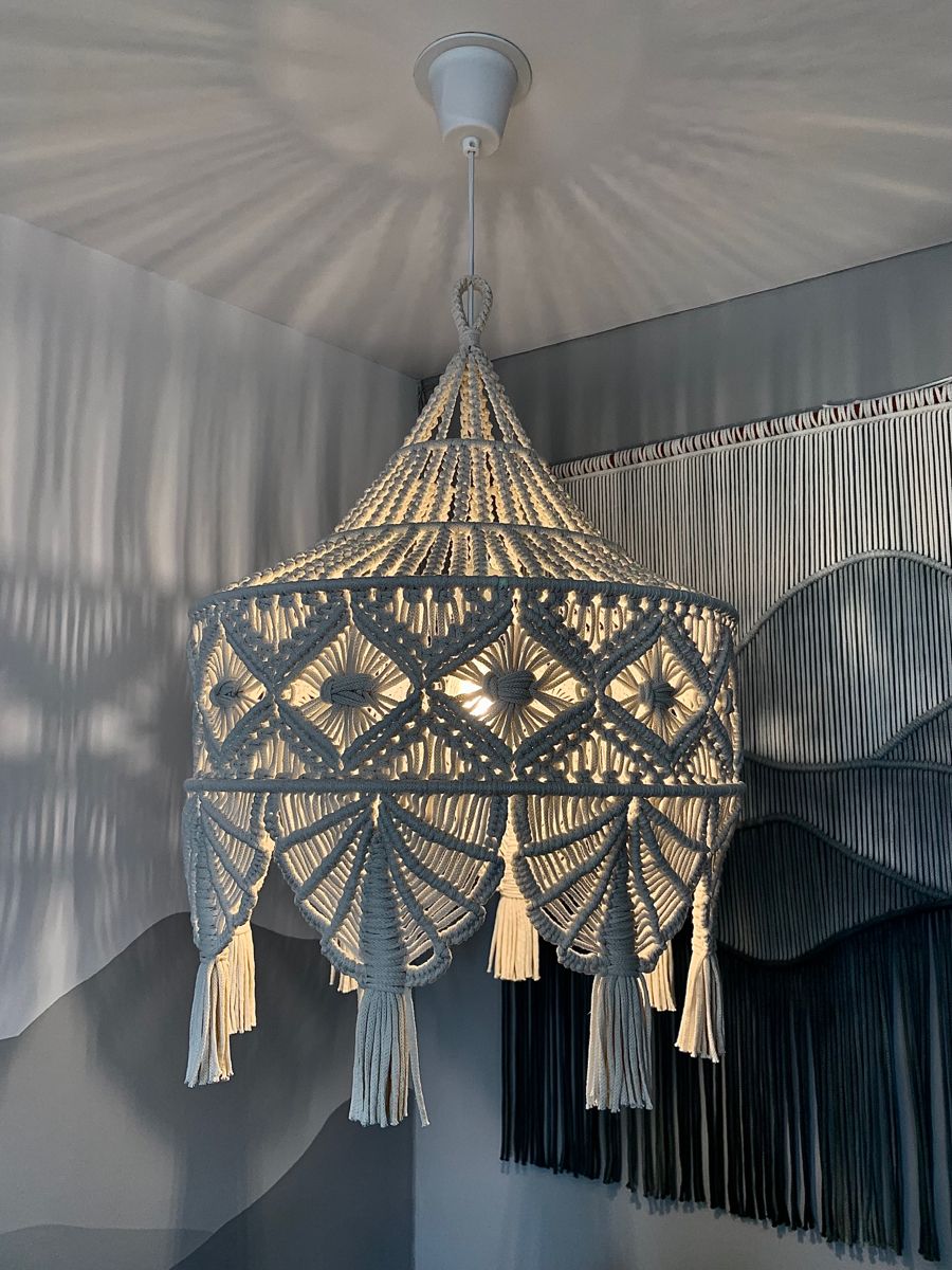 لوستر مکرومه