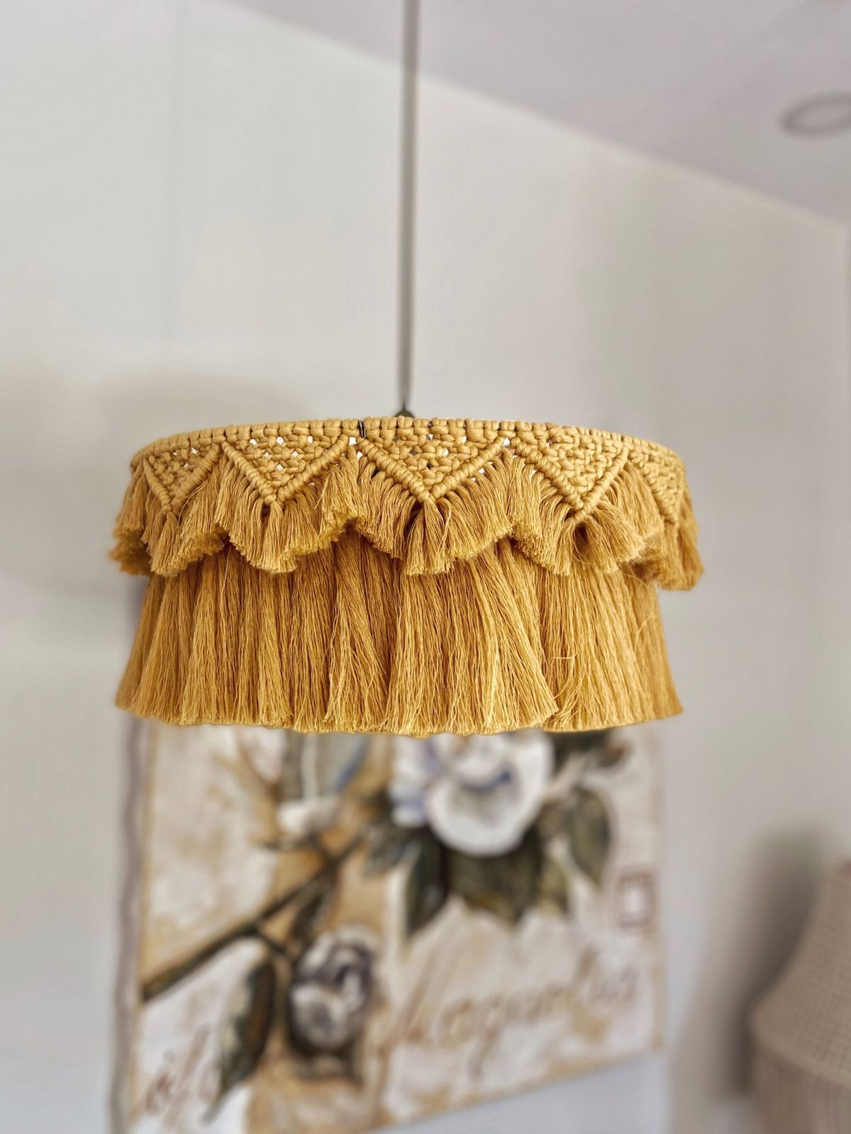 لوستر مکرومه