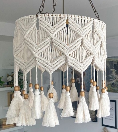 لوستر مکرومه