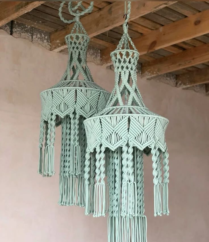 لوستر مکرومه