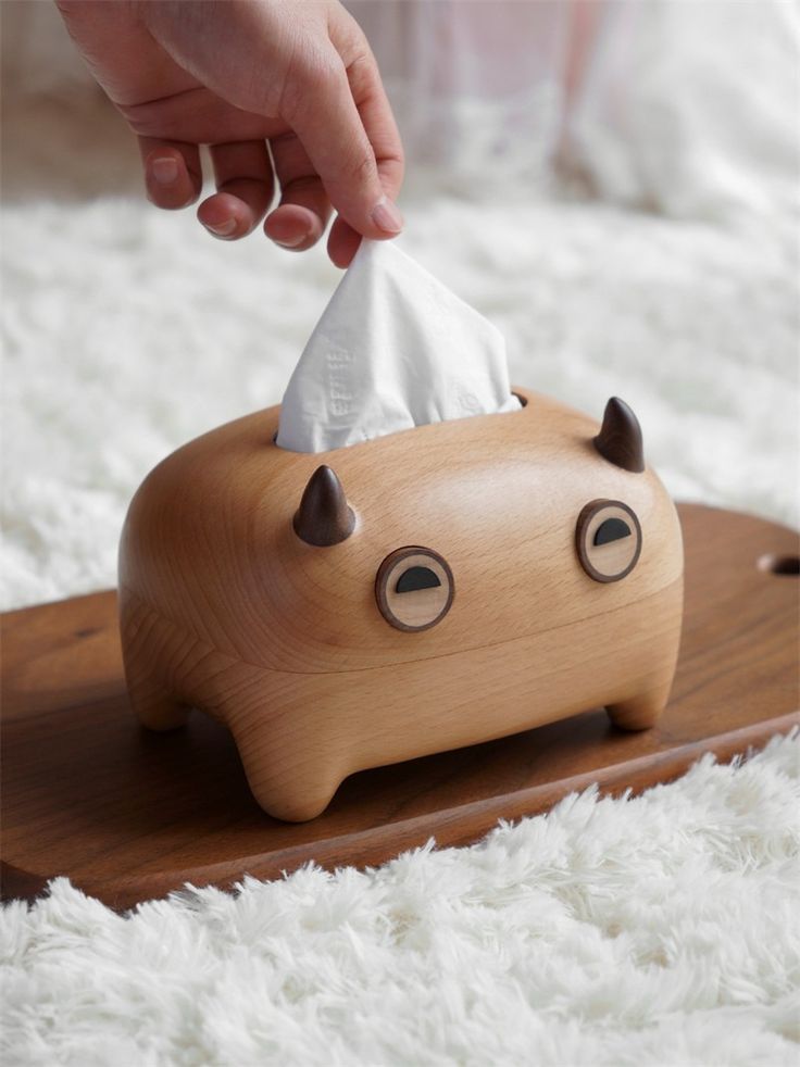 جادستمال کاغذی فانتزی چوبی