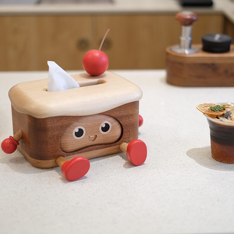 جادستمال کاغذی فانتزی چوبی