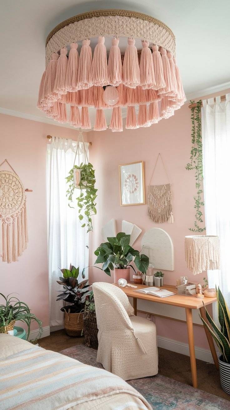 لوستر مکرومه