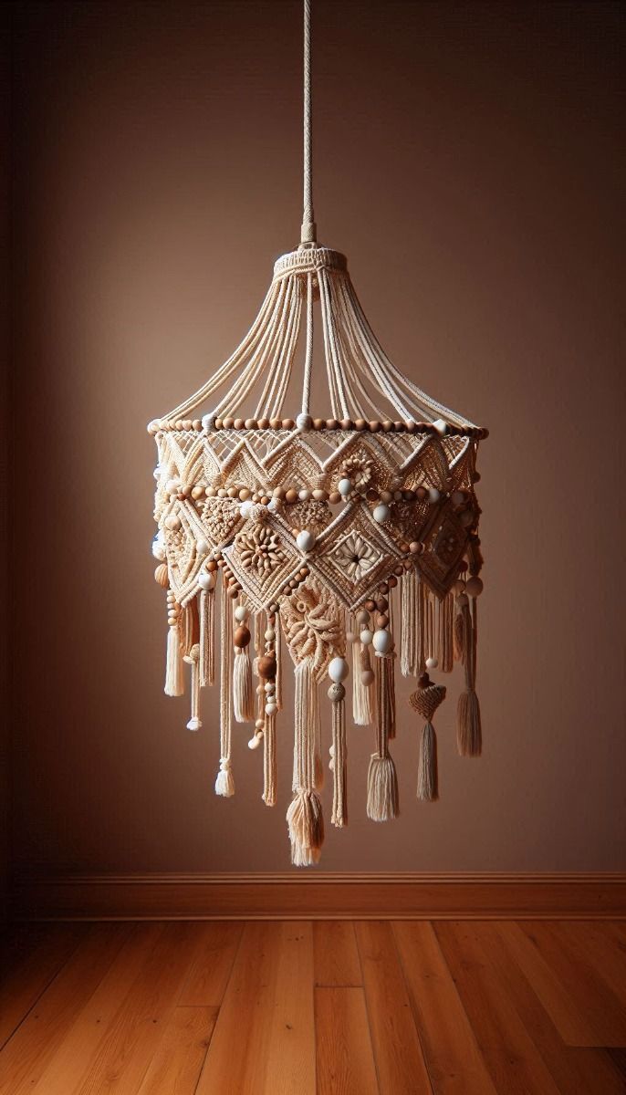 لوستر مکرومه