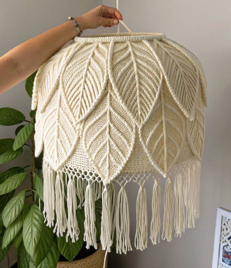 لوستر مکرومه