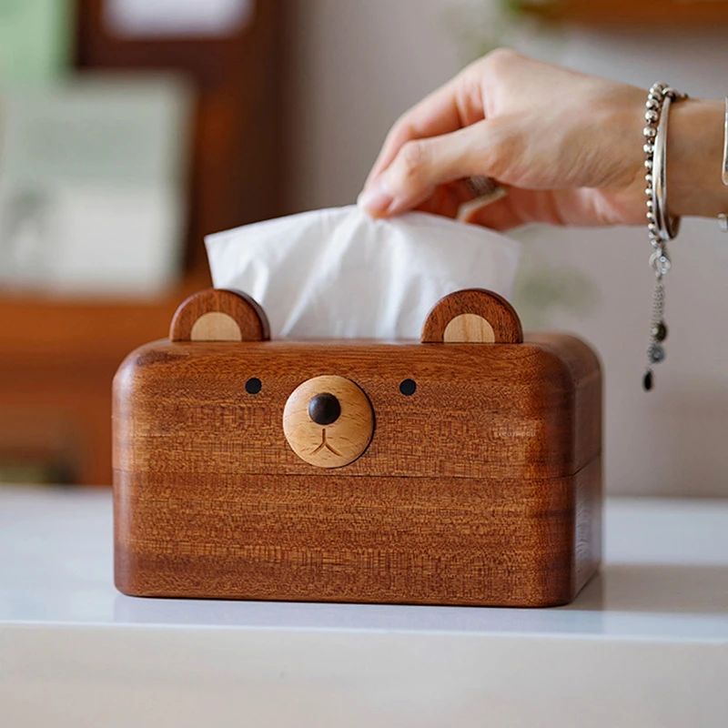 جادستمال کاغذی فانتزی چوبی