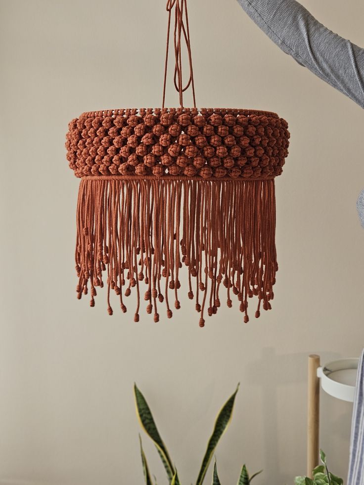 لوستر مکرومه