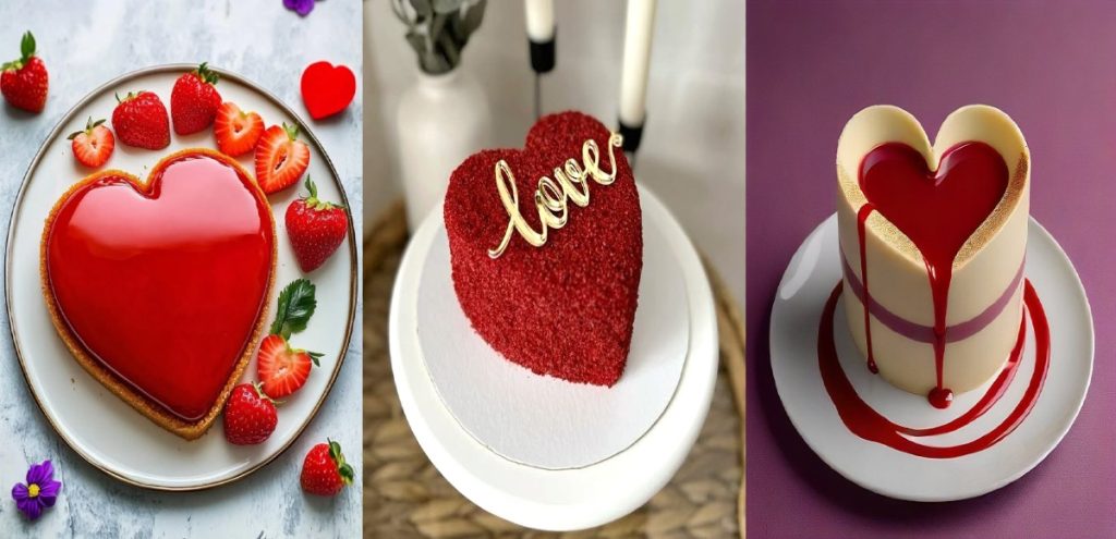 کیک قرمز قلبی با خوشگلترین طرح های دخترونه، پسرونه و زن و شوهری