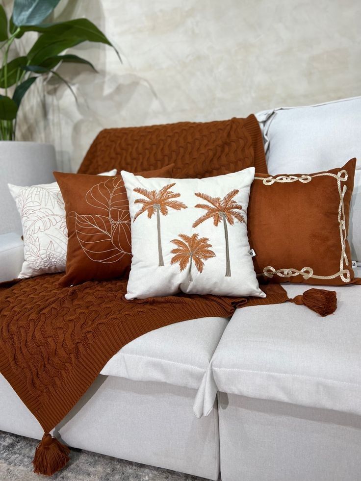 کوسن و شال مبل ست