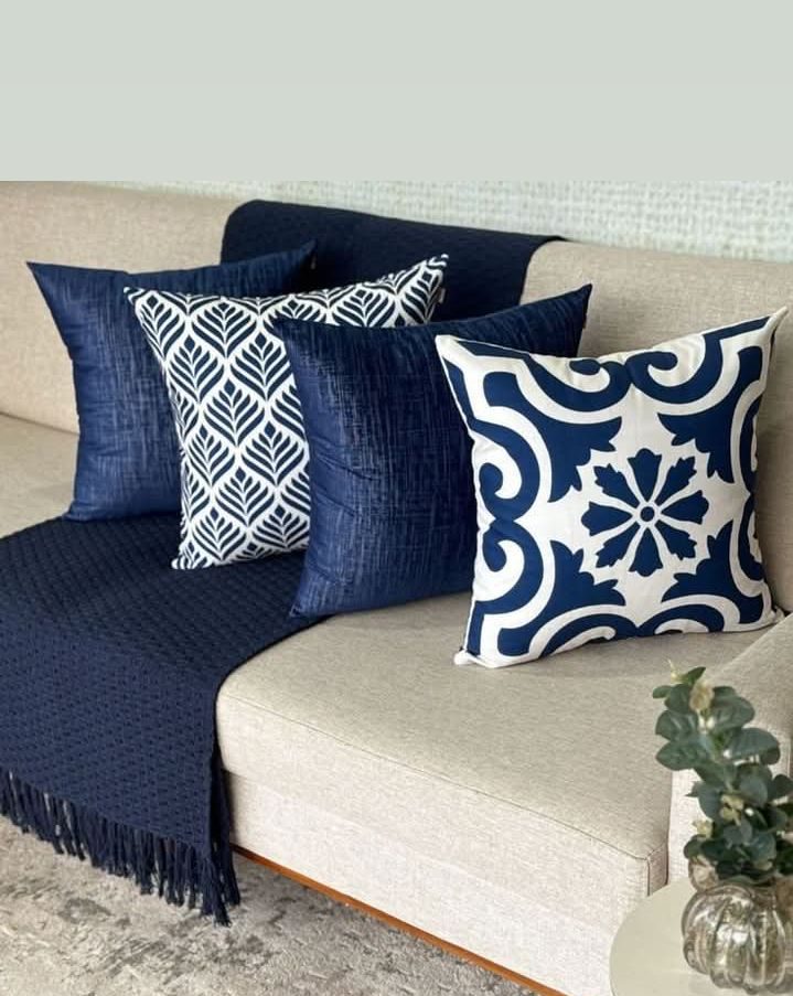 کوسن و شال مبل ست