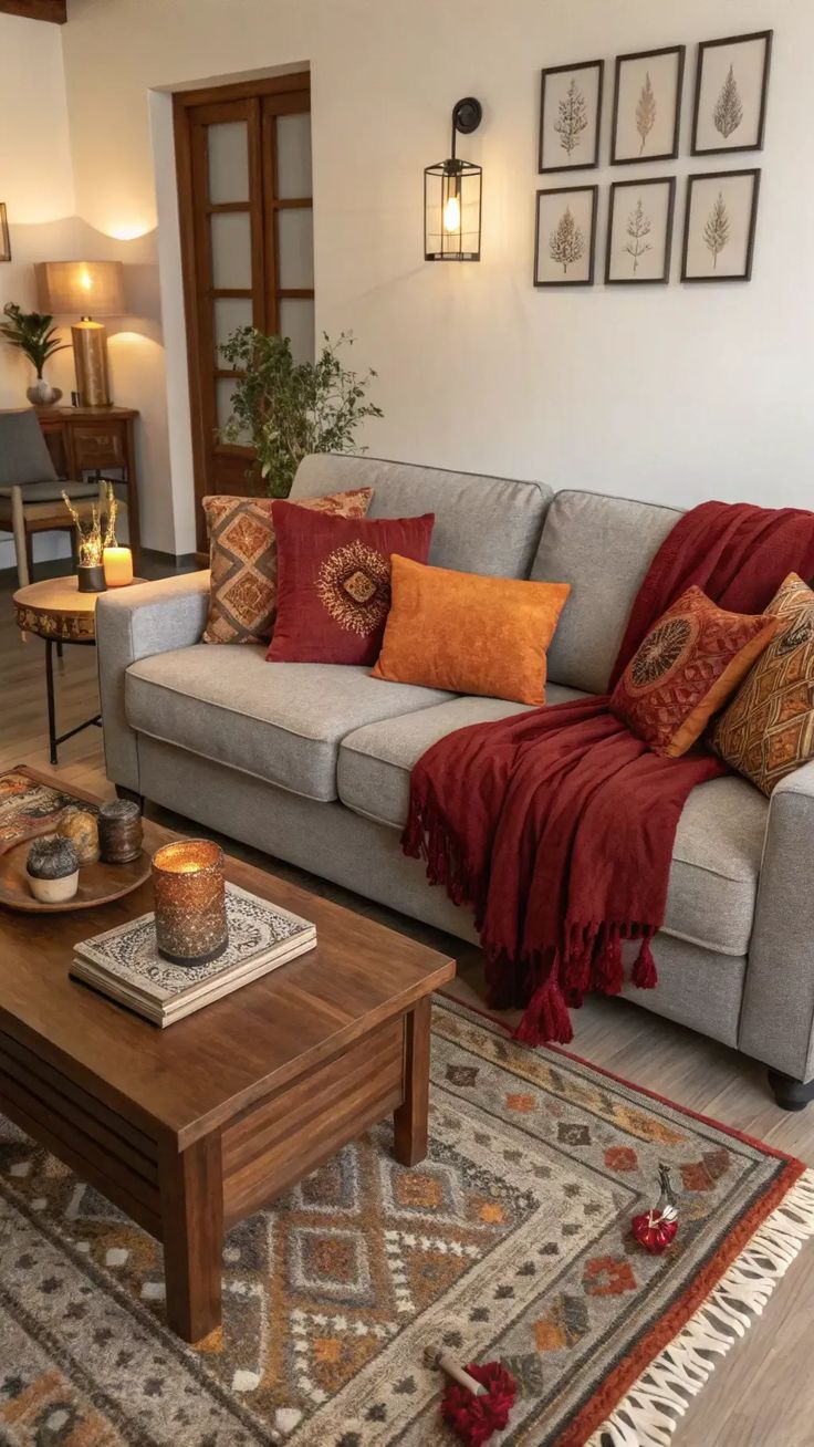 کوسن و شال مبل ست