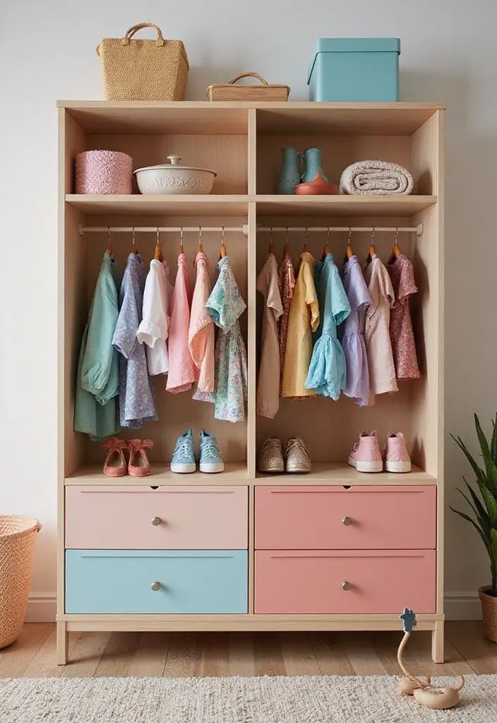 کمد چندمنظوره اتاق کودک