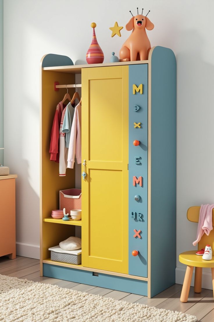 کمد چندمنظوره اتاق کودک