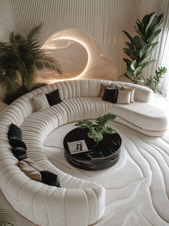 مبل راحتی گرد