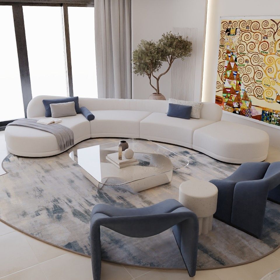 مبل راحتی گرد