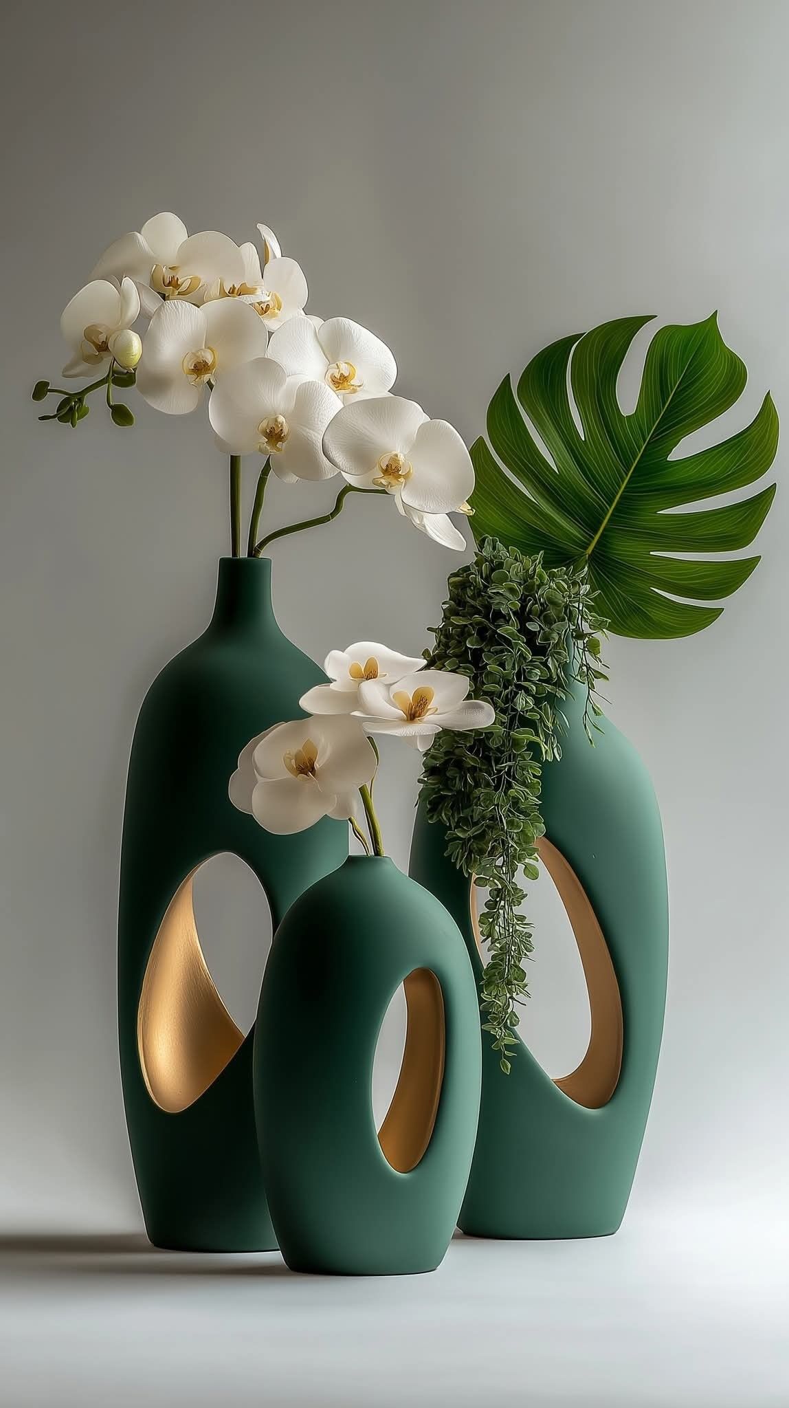 گلدان گل مینیمال