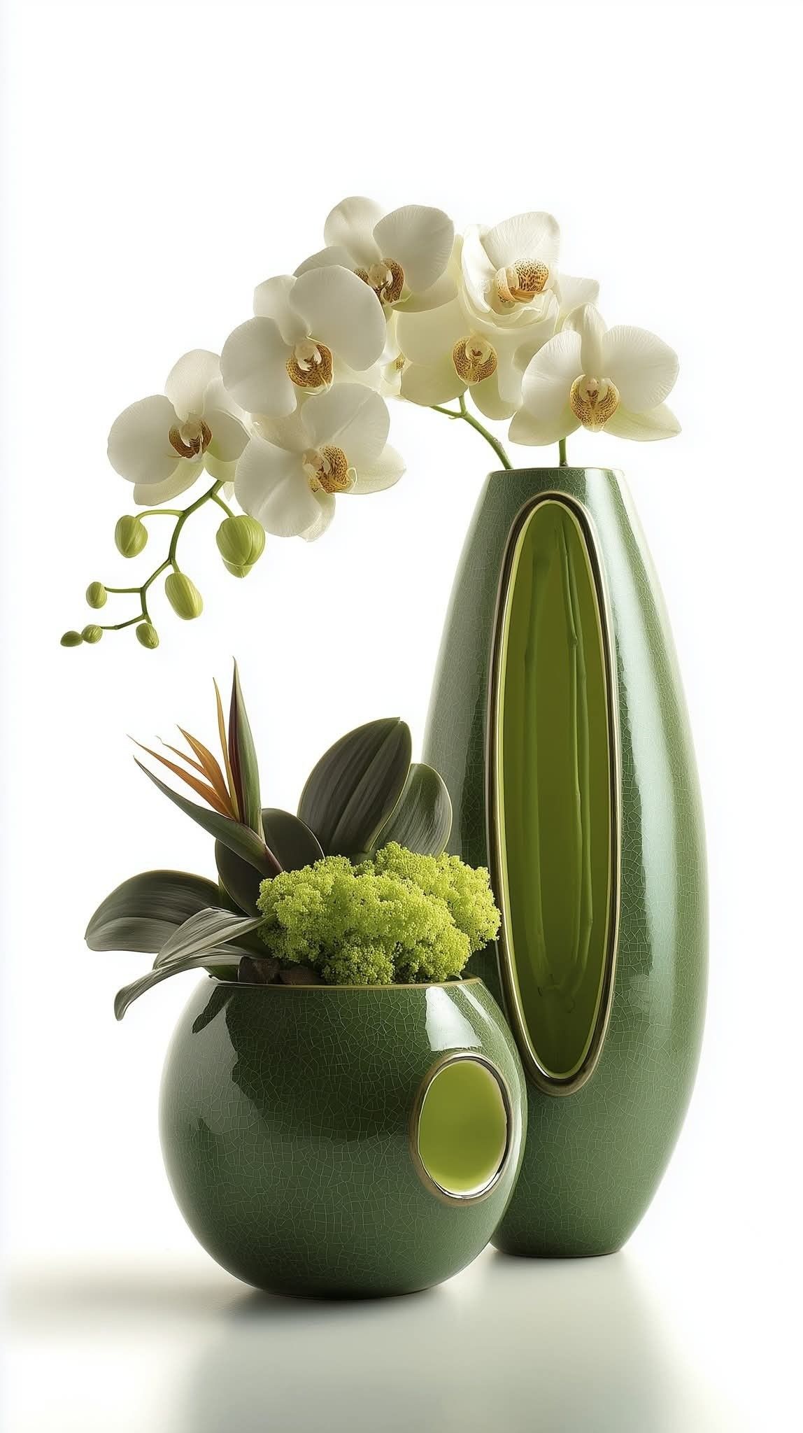 گلدان گل مینیمال