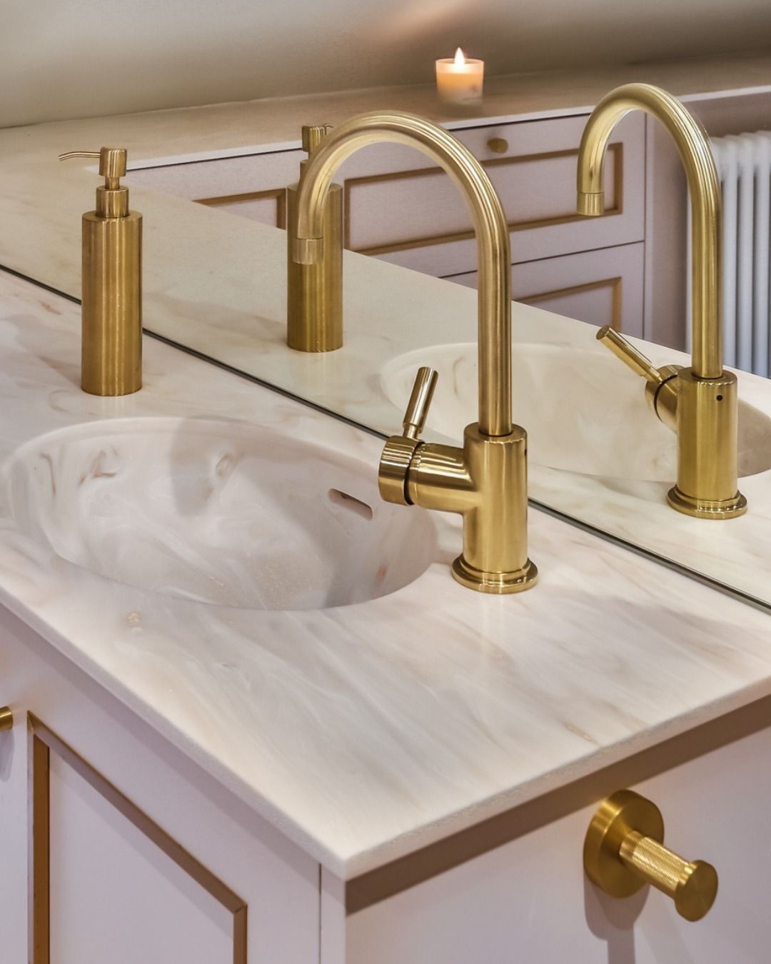 شیر طلایی روشویی