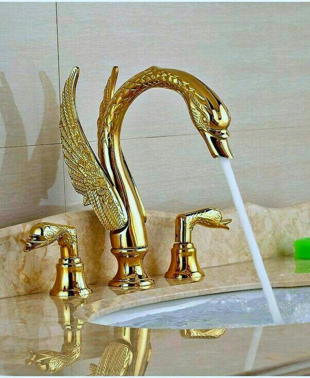 شیر طلایی روشویی