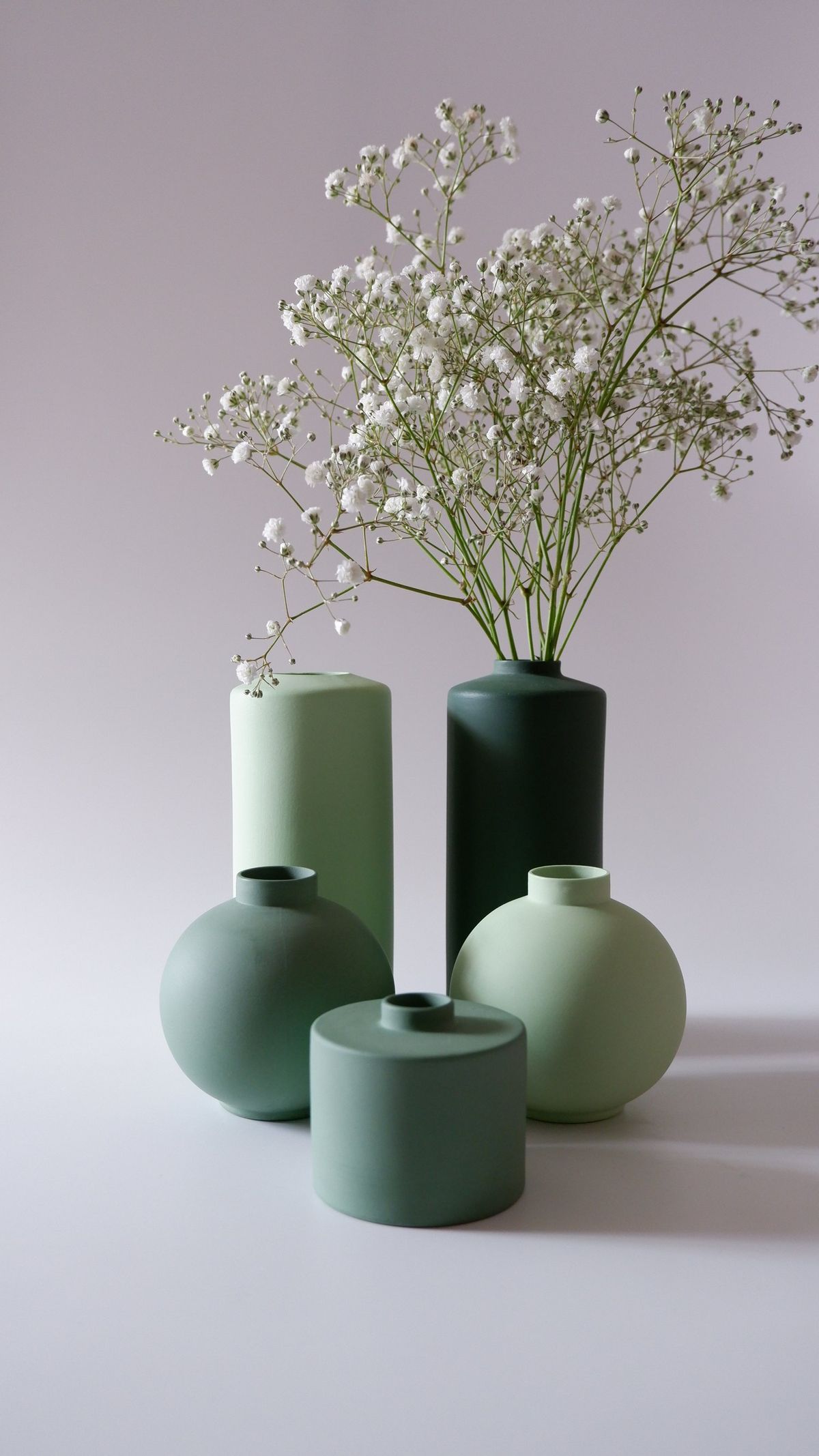 گلدان گل مینیمال