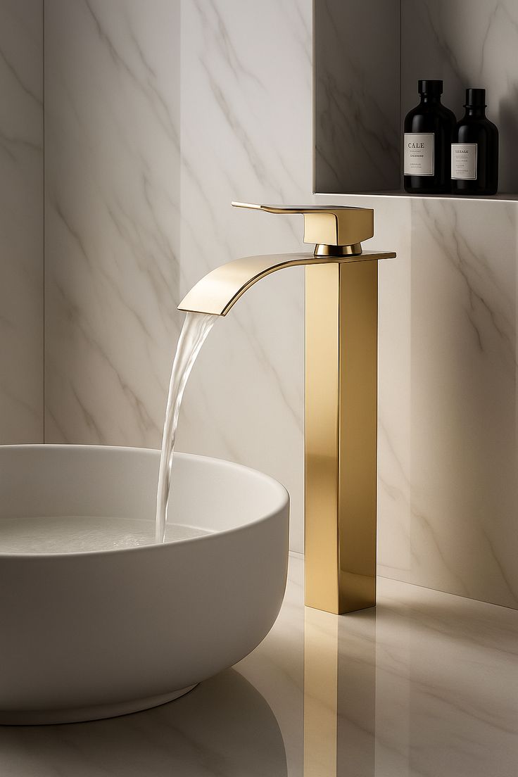 شیر طلایی روشویی