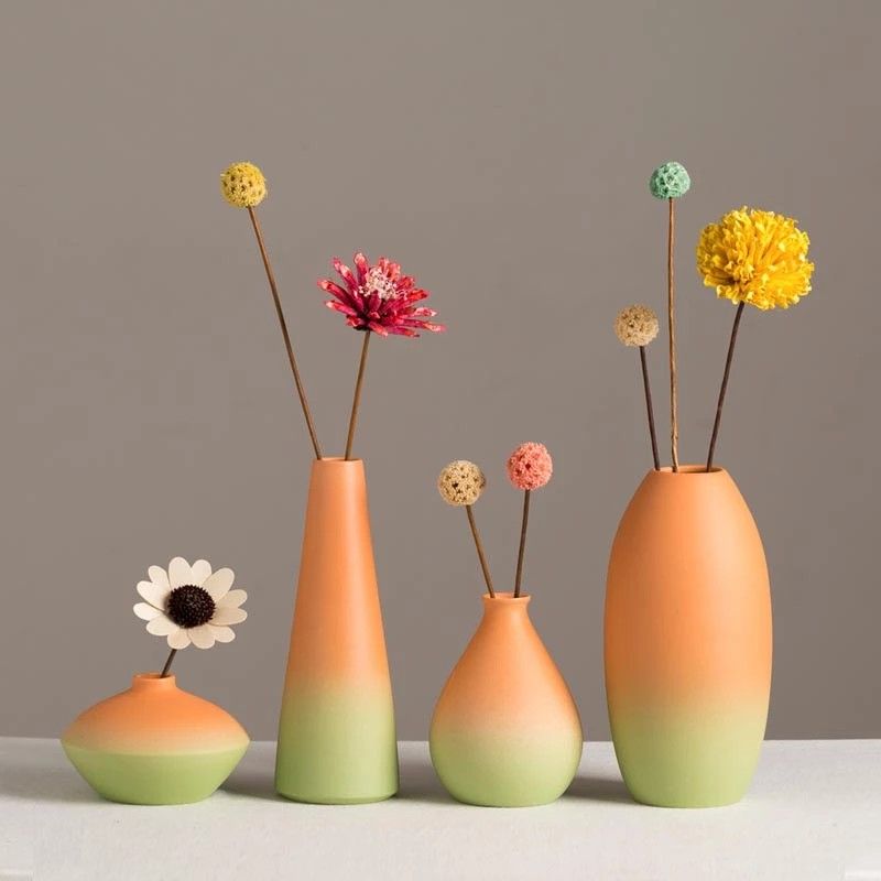 گلدان گل مینیمال