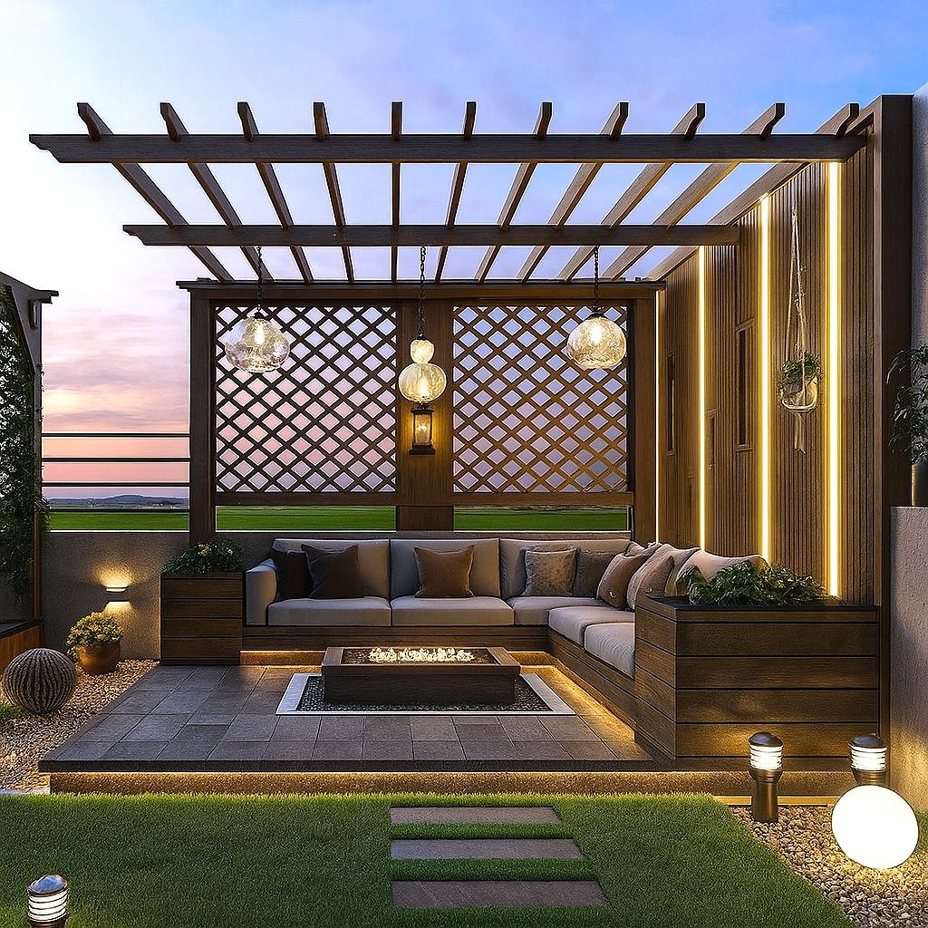 آلاچیق شیک باغی