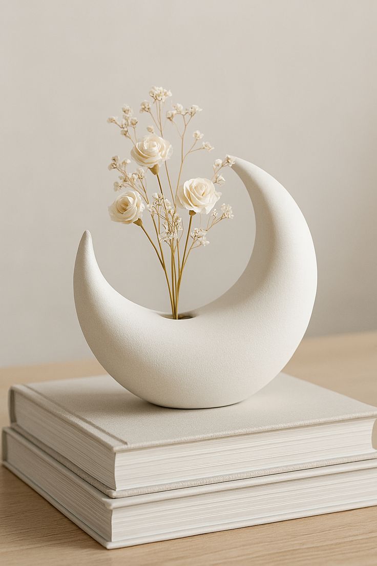 گلدان گل مینیمال