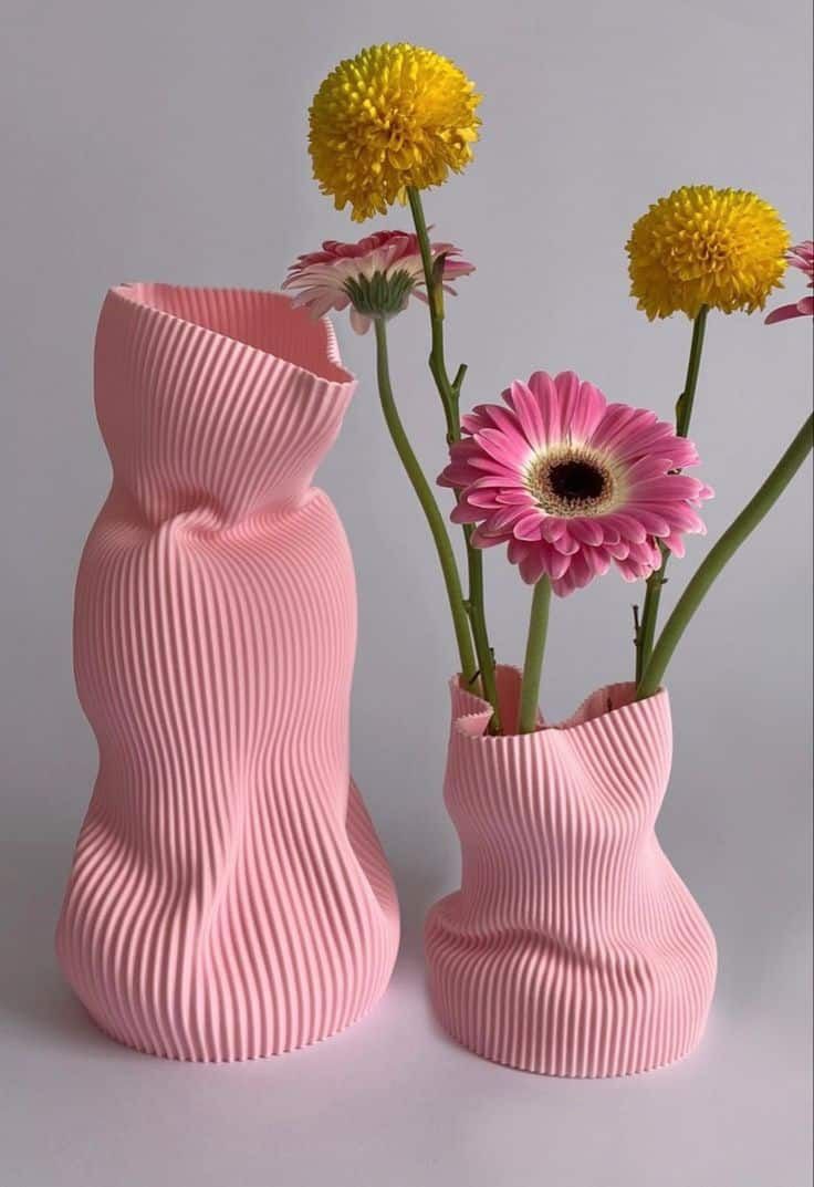 گلدان گل مینیمال