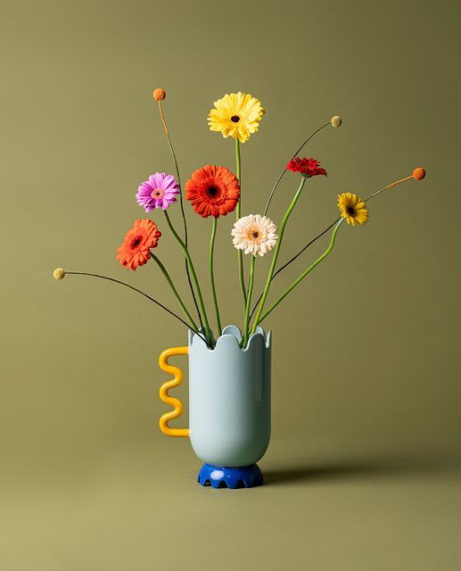 گلدان گل مینیمال