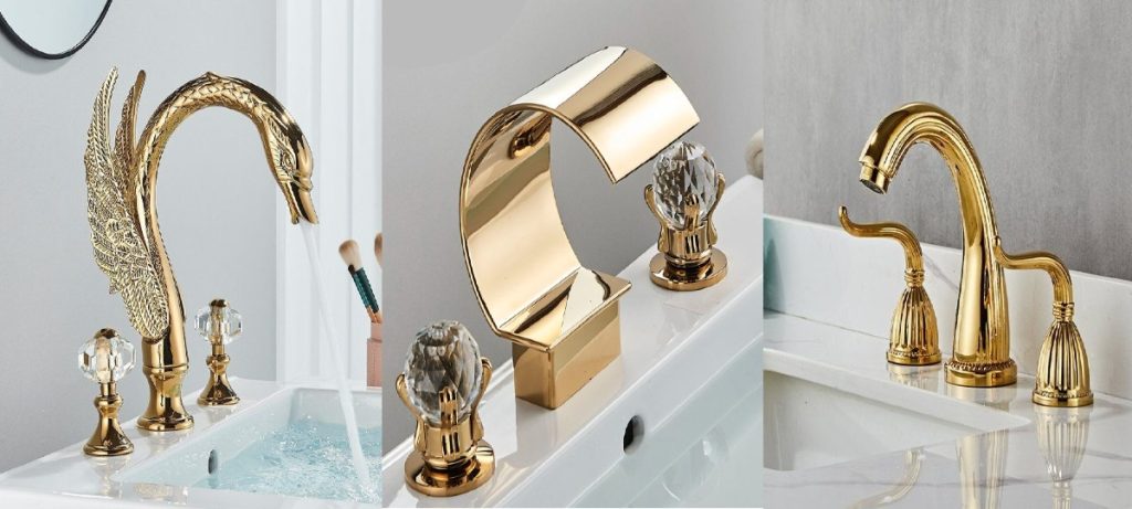 شیر روشویی طلایی مات و براق | سرویس بهداشتی خونتو با هزینه کم، لوکس کن!