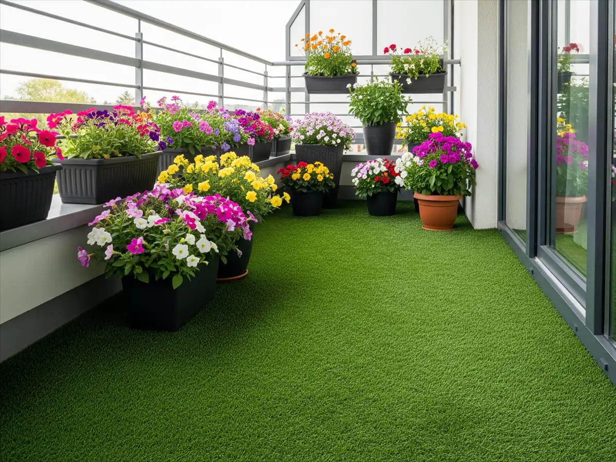 بالکن صورتی